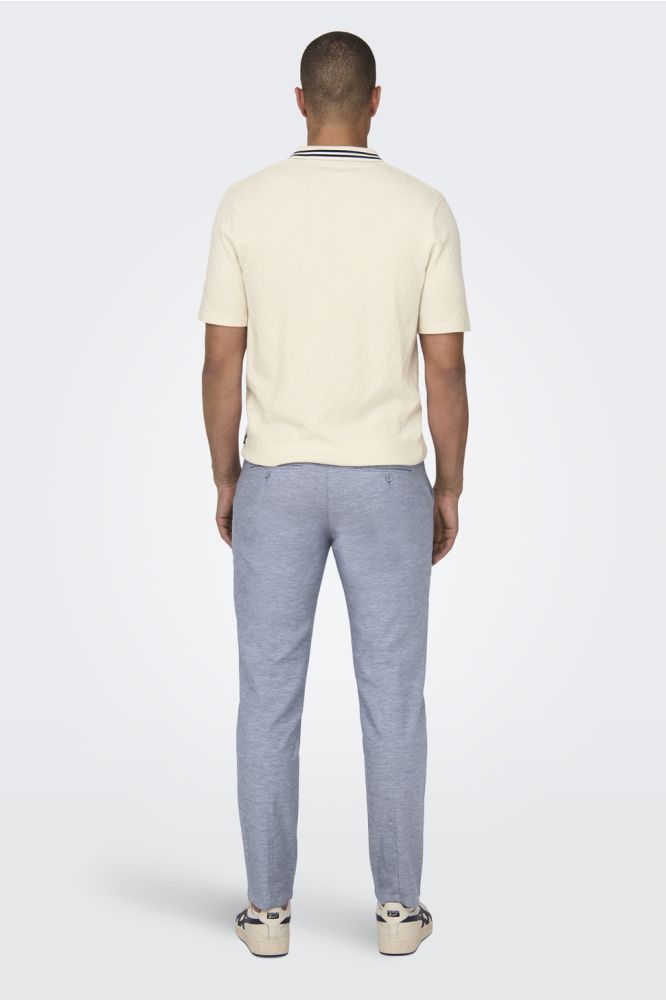 ONSMARK TAP 0011 COTTON LINEN PANT 22024937 Flint Stone